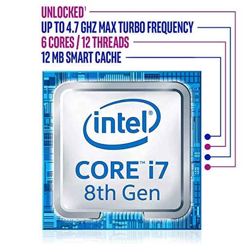 (ジャンク) Intel Core i7 8700K Amazon.com: Intel Core i7-8700K Desktop Processor 6 Cores up