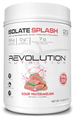 Revolution Nutrition, Isolate Splash, Clear Whey Protein Powder, Juice ...
