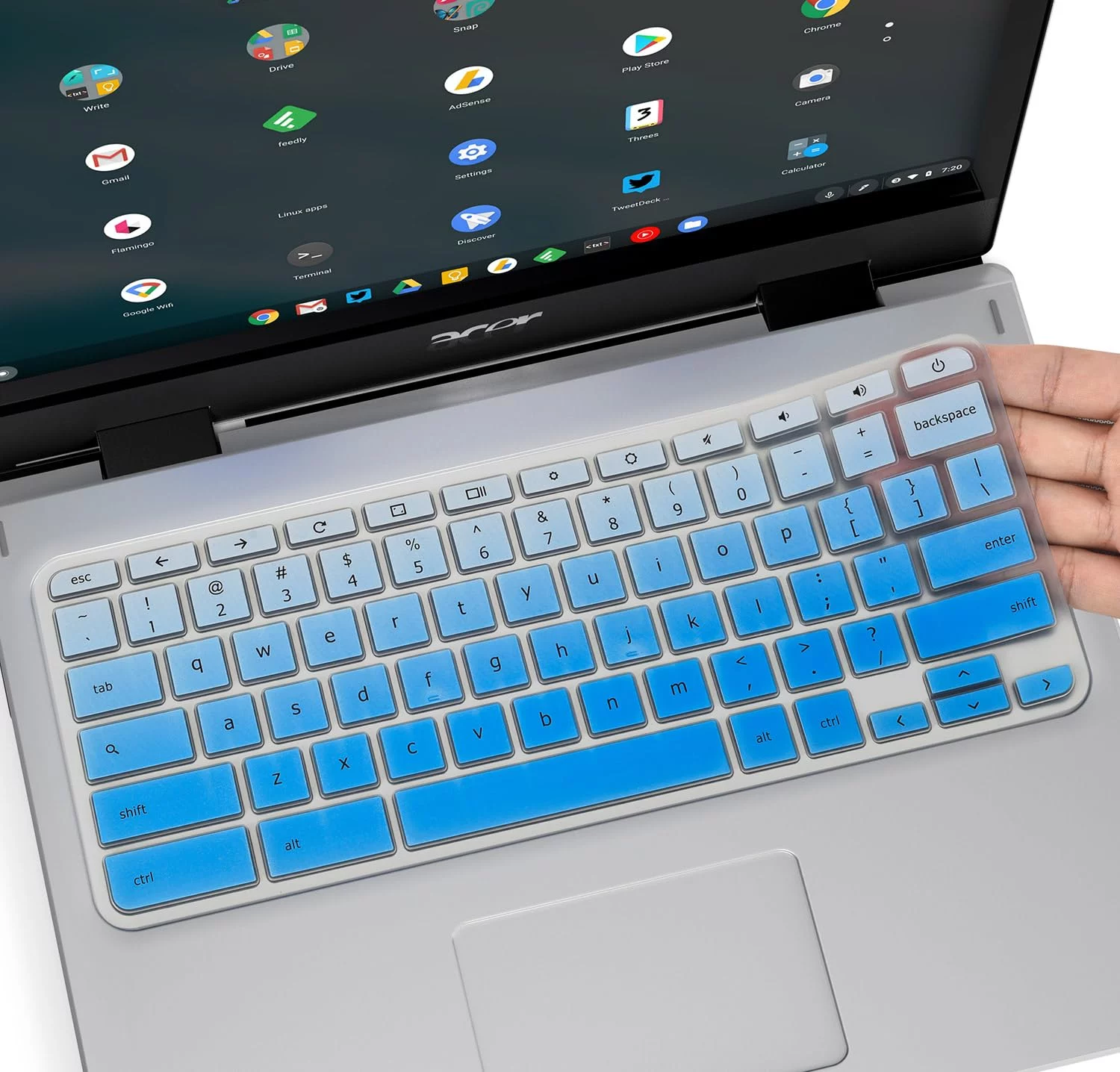 Colorful Keyboard Cover For Acer Chromebook Spin 11 311 C733 CP311 511 512/Chrom