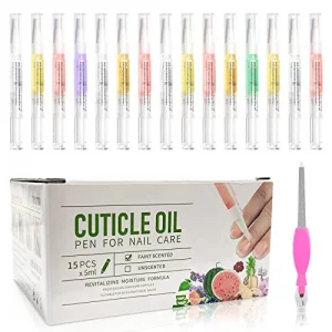 15pcs Cuticle Oil Pen for Nails Care Products Nail Oil Bulk Repair Kit Professional Revitalizer Fingernails Growth Manicure Set Damage Dry Cutical Ou
