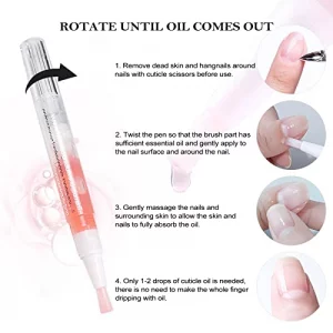 15pcs Cuticle Oil Pen for Nails Care Products Nail Oil Bulk Repair Kit Professional Revitalizer Fingernails Growth Manicure Set Damage Dry Cutical Ou