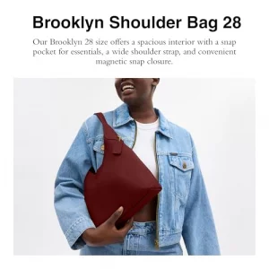 Coach Brooklyn Shoulder Bag 28 B4Dark Ruby