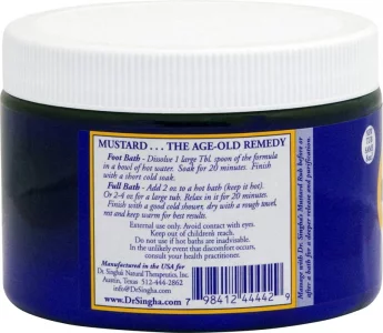 Dr. Singhas Mustard Bath Therapeutic Bath Salts 8 oz