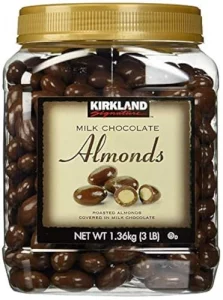 Kirkland Signature HTGFD Milk Chocolate Roasted Almonds 2 Pack 48 Ounce