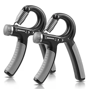 NIYIKOW 2 Pack Grip Strength Trainer Hand Grip Strengthener Adjustable Resistance 22-132Lbs 10-60kg Forearm Strengthener Perfect for Musicians Athlet