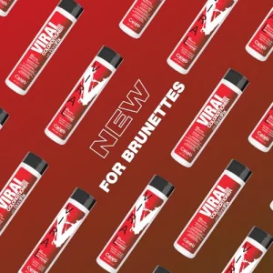Red Hair Color Depositing Colorwash Red Viral Shampoo for Brunettes and Brown Hair Bondfix Bond Rebuilder Semi Permanent Hair Color Vegan Hair Dye by