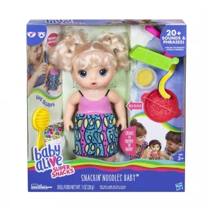 Baby Alive Snacking Noodles Baby Blonde Doll