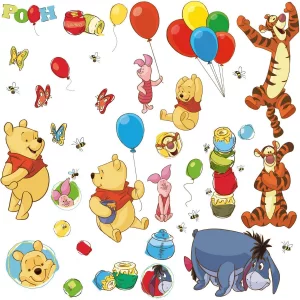 Roommates Rmk1498Scs Winnie The Pooh And Friends Peel And Stick Wall Decals