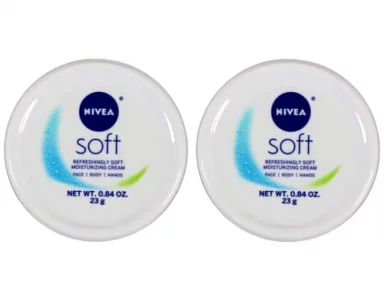 Nivea Soft Refreshingly Soft Moisturizing CrMe.84 Oz (2 Pack)