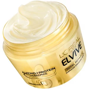 L'Oreal Paris Hair Expert Total Repair 5 Damage-Erasing Balm, Deeply Repairs And Reconstructs- Dry, Chemically Treated Hair, 8.5 Oz. (Packaging May V