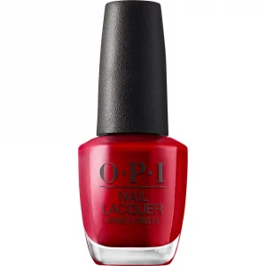 Opi Nail Lacquer, Red Hot Rio, Red Nail Polish, 0.5 Fl Oz