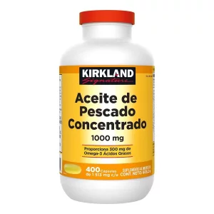 Kirkland Signature Fish Oil Concentrate With Omega-3 Fatty Acids, 400 Softgels, 1000Mg