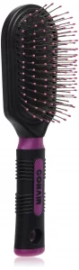 Conair Salon Results Travel Hairbrush, Hairbrush For Men And Women, Hairbrush For Everyday Brushing With Nylon Bristles, Color May Vary, 1 Count