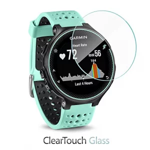 Boxwave Screen Protector Compatible With Garmin Forerunner 235 - Cleartouch Glass, 9H Tempered Glass Screen Protection For Garmin Forerunner 235