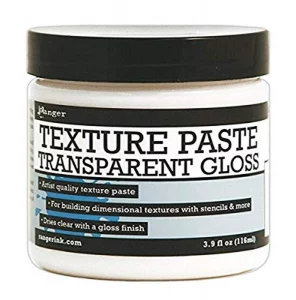 Ranger Texture Paste Transparent Gloss, 3.9 Oz