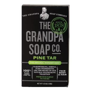Grandpa's Soap Pine Tar 4.25 oz (Pack of 4)