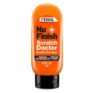 Car Scratch Remover By Nu Finish, Scratch Removal For Cars Eliminates Paint Scrapes, Scuffs, Haze And Swirls On Cars, Boats And Motorcycles , 6.5 Oz,