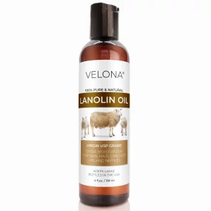 Velona Lanolin Oil Usp Grade 4 Oz | 100% Pure And Natural Carrier Oil | Refined, Cold Pressed | Skin, Hair, Body & Face Moisturizing | Use Today - En