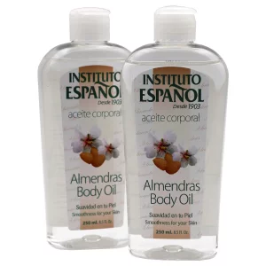 Instituto EspaOl Almond Body Oil, Smoothness For Your Skin, 2-Pack Of 8.5 Fl Oz Each, 2 Bottles