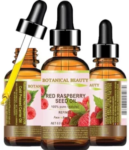 Red Raspberry Seed Oil. 100% Pure / Natural / Undiluted / Refined Cold Pressed Carrier Oil. 0.5 Fl.Oz.-15 Ml. For Skin, Hair, Lip And Nail Care. 