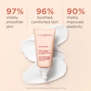 Clarins Body Partner Stretch Mark Expert | Award-Winning | Stretch Mark Cream For Pregnancy And Weight Fluctuations | Tested And Recommended By Pregn
