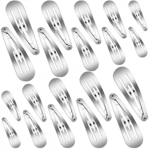 40 Piece Snap Hair Clips Women Large Metal Snap Hair Clips Nonslip Clip Hair Barrettes For Women Hair Pins For Girls Hair Accessories, 3.5 Inch, 3.1