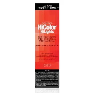Loreal Excel Hicolor Hilights Copper 1.2oz (3 Pack)