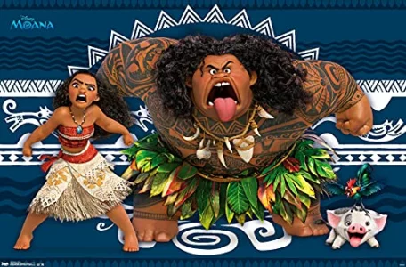 Trends International Moana Faces Wall Poster 22.375