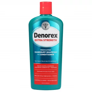 Denorex Extra Strength Anti Dandruff Shampoo & Conditioner Treatment, 3% Salicylic Acid Helps Relieve Moderate Symptoms Of Dandruff, Seborrheic Derma