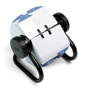 Rolodex Open Metal Single Rotary File, 2 1/4