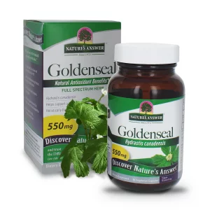 Nature'S Answer Goldenseal Root Vegetarian Capsules, 50-Count | Promotes Overall Wellness | Natural Immune Booster | Inflammatory Reducer