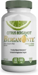 Citrus Bergamot Capsules 1,000 Mg Per Serving (2) 60 Capsules - (Patented Bergamonte Vegan)