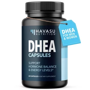 Havasu Nutrition Dhea 50Mg Extra Strength Designed For Promoting Youthful Energy, Balance Hormone Levels & Supports Lean Muscle Mass, Non-Gmo, Supple