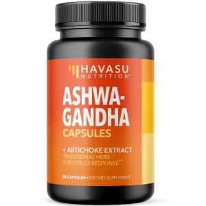 Havasu Nutrition Ashwagandha Capsules With Artichoke Extract To Support Stress Response & Mood Support (1000 Mg)