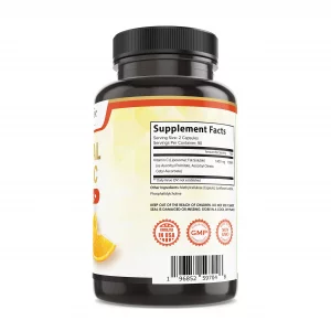 Pure Organic Elements - Liposomal Vitamin C Dietary Supplement, Capsules Non Gmo, Soy Free, Gluten Free