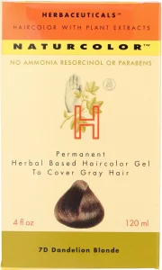 naturcolor Haircolor - Dandelion Hair Dye (7D), 4 Fl Oz (Pack of 1)