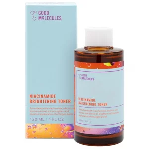 Good Molecules Niacinamide Brightening Toner 120Ml/4Oz - Facial Toner With Niacinamide, Vitamin C, And Arbutin For Even Texture, Tone - Skin Care For
