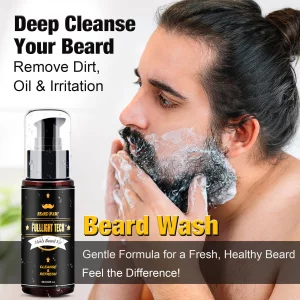 FULLLIGHT TECH 2 Pack Beard Oil For Men Growth 100% Natural Argan Oil...