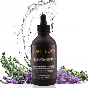Lion Locs Hair Loc Growth Oil and Scalp Relaxer | Light Styling Oil for Dreads, Dreadlocks, Locks, Microlocs, Interlocks, Braidlocks, Braids, Faux Lo
