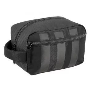 adidas Team Toiletry Kit Travel Shower Bag, Black, One Size
