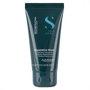 Alfaparf Milano Semi Di Lino Reconstruction Reparative Travel Size Mask for Damaged Hair, 1.72 oz.