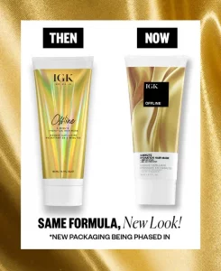 Igk Offline 3-Minute Hydration Hair Mask | Moisture + Nourishment + Shine | Vegan + Cruelty Free | 6.7 Oz