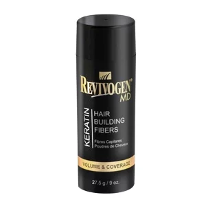 RevivogenMD Keratin Hair Building Fibers, Black, Unscented, 0.9 oz.