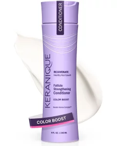 Keranique Color Boost Scalp Revitalizing Keratin Conditioner for Color Treated Hair | Keratin Hair Treatment | Keratin Amino Complex, Free of Sulfate