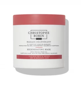 Christophe Robin Regenerating Mask With Prickly Pear Seed Oil For Dry, Damaged And Chemically Treated Hair 8.4 Fl. Oz