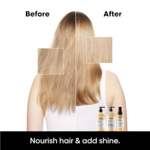 L'Oreal Professionnel Absolut Repair 10-In-1 Oil | Multi-Benefit For Dry & Damaged Hair | Repairs And Provides Shine | With Quinoa And Proteins | 3 F