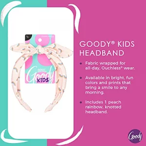 Goody Kids Headband - Rainbow Print - Comfort Fit for All Day Wear - For All Hair Types - Hair Accessories