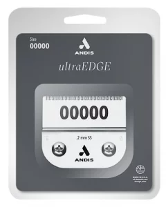 Andis 64740, Ultra Edge Detachable Clipper Blade Infused With Carbon Steel, Extends Edge Life, Deep Cutting Of Bulky Hairs With Closed Cuttin