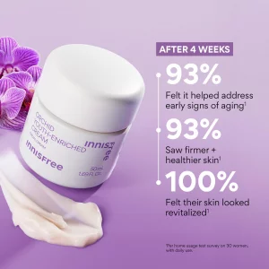 innisfree Orchid Youth Enriched Cream Hyaluronic Acid Face Moisturizer, 1.69 Fl Oz (Pack of 1)