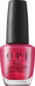 OPI Nail Lacquer, 15 Minutes of Flame, Pink Nail Polish, Hollywood Collection, 0.5 fl oz